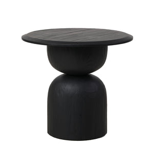 Miles Side Table Black Oak