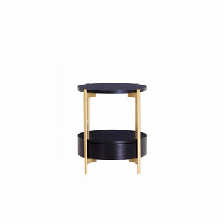 Wagga Side Table Black Red