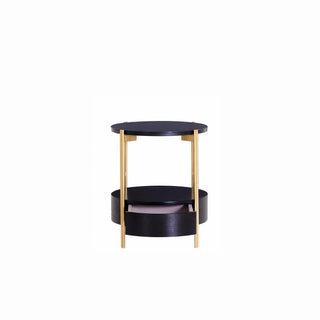 Wagga Side Table Black Red