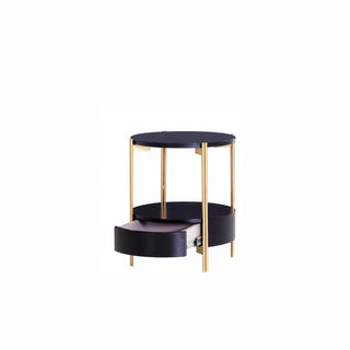 Wagga Side Table Black Red