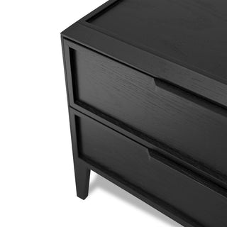 Xavier Side Table Black Tan