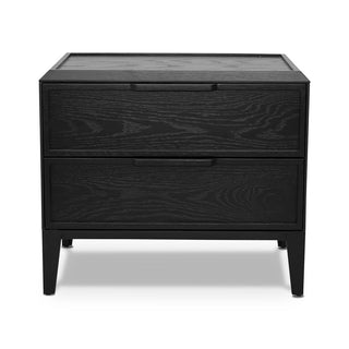 Xavier Side Table Black Tan