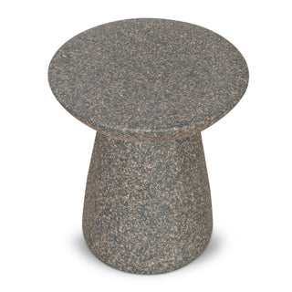 Skye Side Table Charcoal Red