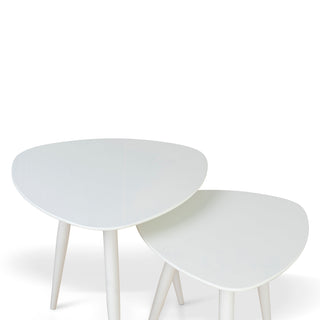 Hazel Side Table White