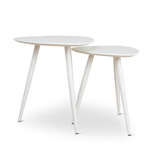 Hazel Side Table White