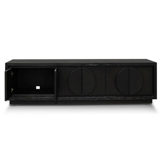 Connor TV Unit Black Red