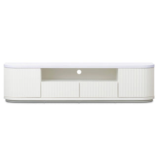 Poppy TV Unit White Natural