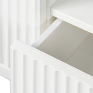 Poppy TV Unit White Natural