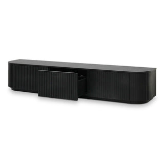 Noah TV Unit Black Natural Oak