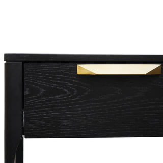 Nina Side Table Black Brass