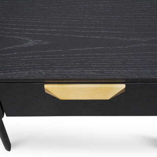Nina Side Table Black Brass