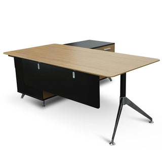 Luca Desk Black Natural