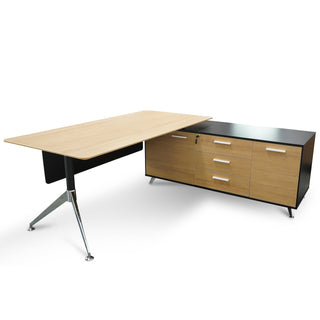 Luca Desk Black Natural