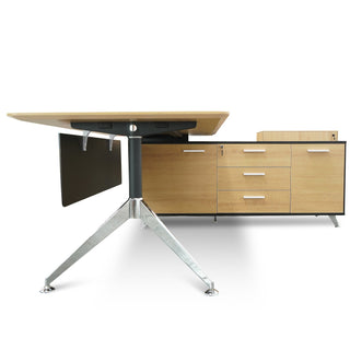 Luca Desk Black Natural