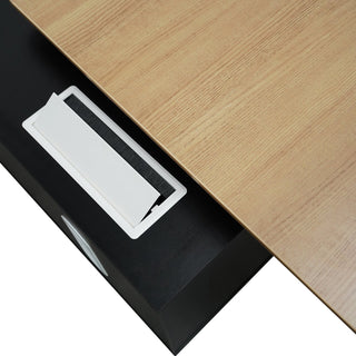 Luca Desk Black Natural