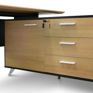 Luca Desk Black Natural