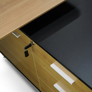 Luca Desk Black Natural
