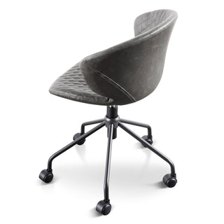 Devonport Office Chair Black Charcoal