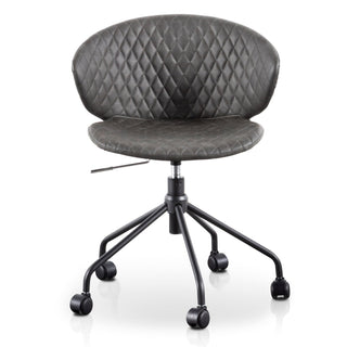 Devonport Office Chair Black Charcoal