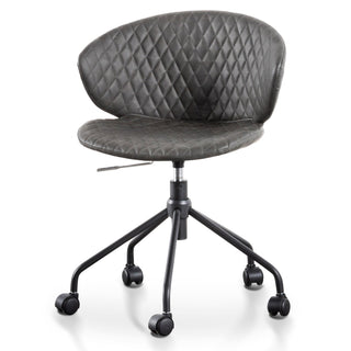 Devonport Office Chair Black Charcoal