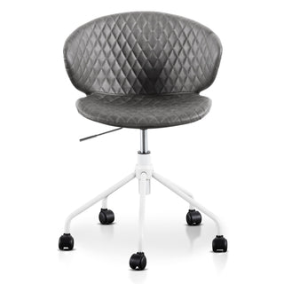 Aria Office Chair White Charcoal