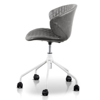 Aria Office Chair White Charcoal