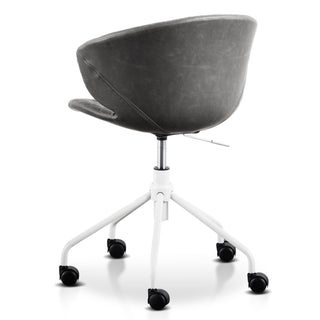 Aria Office Chair White Charcoal