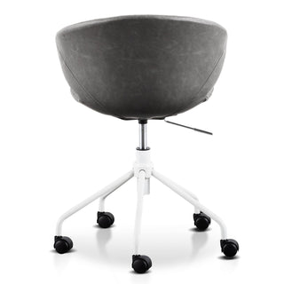 Aria Office Chair White Charcoal