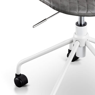 Aria Office Chair White Charcoal