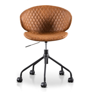 Byron Office Chair Black Tan