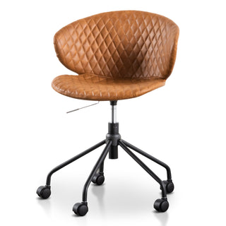 Byron Office Chair Black Tan