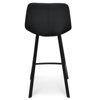 Mia Bar Stool Black Tan Red
