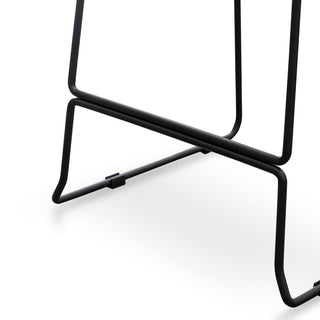 Byron Bar Stool Black Natural