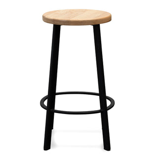 Carlton Bar Stool Black Natural