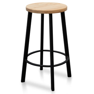Carlton Bar Stool Black Natural