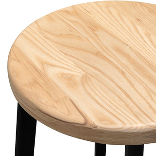 Carlton Bar Stool Black Natural