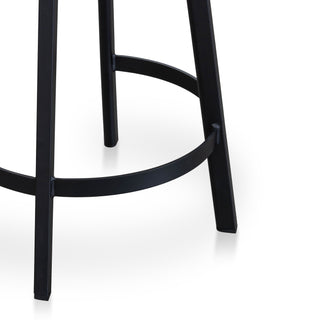 Mason Bar Stool Black Natural Red