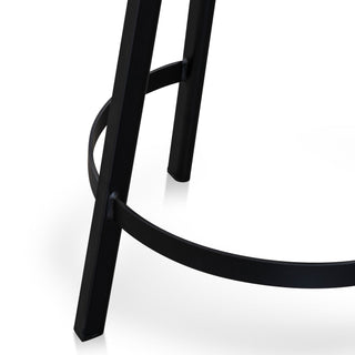 Mason Bar Stool Black Natural Red