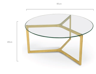 Nina Coffee Table Gold