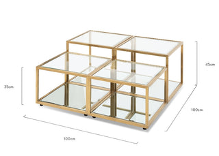 Theo Coffee Table Gold