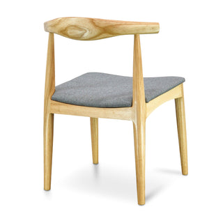 Aria Dining Chair Grey Natural