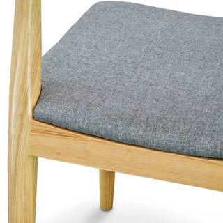 Aria Dining Chair Grey Natural