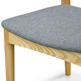 Aria Dining Chair Grey Natural