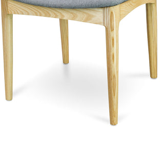Aria Dining Chair Grey Natural