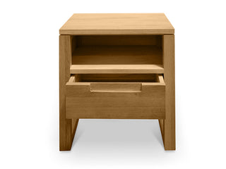 Preston Side Table Natural Oak Red