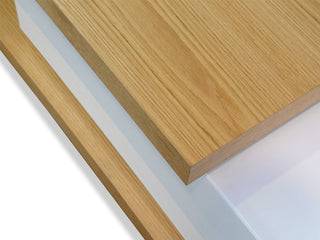 Lara White Natural Oak
