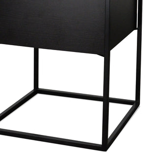 Isla Side Table Black Red