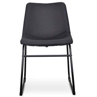 Mila Dining Chair Black Red