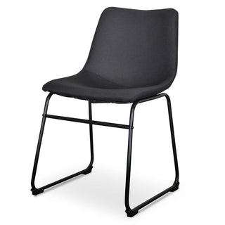 Mila Dining Chair Black Red