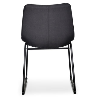 Mila Dining Chair Black Red